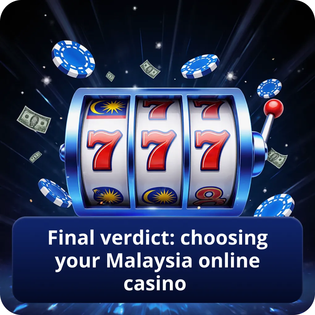 Final verdict: choosing your Malaysia online casino